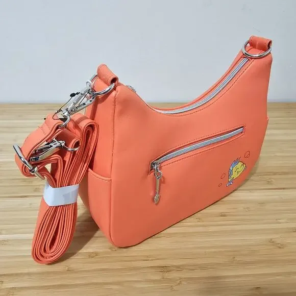 Loungefly Disney The Little Mermaid Ariel Cosplay Satchel Crossbody Purse - Picture 4 of 6